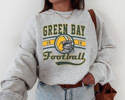 Vintage Green Bay Football Crewneck Sweatshirt T-Shirt, Packers Sweatshirt