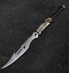 Yongli Sword Final Fantasy XIII - Lightning Blazefire Saber Gunblade Cosplay Replica Anime Game Carbon Steel Sword