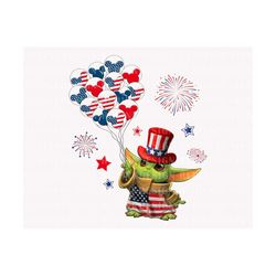 Force Of July America Png, 4th of July Png, Baby Aliens Png, Fourth of July Png, American Flag Png, Independence Day Png