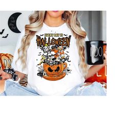 Vintage Mickey & Friends Skeleton Halloween Shirt, Spooky Disney Every Day Halloween Tee, Magical Disney Halloween Top,