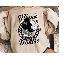 Disney Inspired Vintage Minnie & Mickey Mouse T-shirts, Retro Disneyland Vacation Shirt, Classic Unisex Disney Tee, Uniq