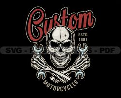 Motorcycle SVG Bundle Logo, Skull Motorcycle Png, Harley Davidson Svg, Motorcycle Tshirt Design Bundle 19