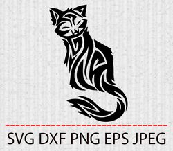 CAT SVG,PNG,EPS Cameo Cricut Design Template Stencil Vinyl Decal Tshirt Transfer Iron on
