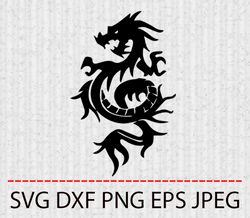 DRAGON SVG,PNG,EPS Cameo Cricut Design Template Stencil Vinyl Decal Tshirt Transfer Iron on