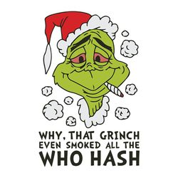 why that grinch happy cannabis christmas, christmas svg, christmas svg files, christmas logo svg, instant download