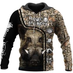 Boar Hunting 3D All Over Print | Hoodie | Unisex | Full Size | Adult | Colorful | HT5425