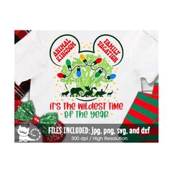 Animal Kingdom Family Vacation It's The Wildest Time Of The Year SVG, Digital Clipart svg dxf jpeg png, Printable Instan