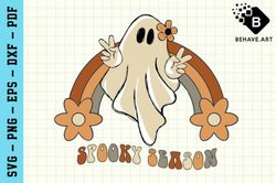 Spooky Season SVG Cute Ghost SVG