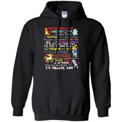 AGR Charmanders Are Red Squirtles Are Blue I_d Choose You Pokemon Hoodie