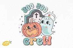 Halloween Nurse Boo Boo Crew Sublimation