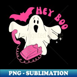 Hey Boo Funny halloween ghost - Decorative Sublimation PNG File - Spice Up Your Sublimation Projects