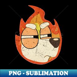 Angry Mum Flame Vintage - PNG Transparent Sublimation Design - Defying the Norms