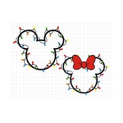 Christmas Lights Svg Png, Magic Mouse Svg, Christmas Season Svg, Christmas Squad Svg, Christmas Friends, Png Files For C