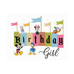 Birthday Girl Svg Png, Happy Birthday Svg, Magic Castle Birthday Svg, Family Vacation Svg, Magical Kingdom, Png Files Fo
