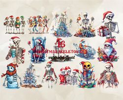 16 Christmas Skeleton Set, Christian Christmas Svg, Christmas Design, Christmas Shirt, Christmas 29