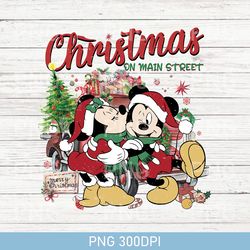 Vintage Mickey Minnie Christmas PNG, Retro Disney Christmas PNG, Disney Christmas Couple PNG, Christmas Matching Gifts