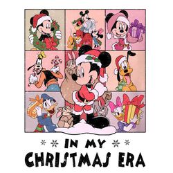 In My Christmas Era Mouse Cartoon And Friends PNG File
