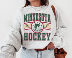 Minnesota Wil, Vintage Minnesota Wil Sweatshirt T-Shirt, Wild Sweater, Wild T-Shirt, Hockey Fan Shirt, Retro Minnesota I