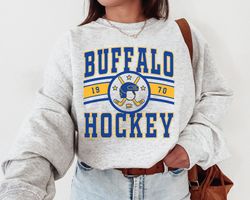 Vintage Buffalo Sabre Sweatshirt T-Shirt, Sabres Sweater, Buffalo Hockey, Sabres T-Shirt, Hockey Fan Shirt, Retro Buffal