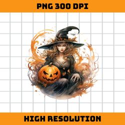 Halloween Witch PNG Sublimation