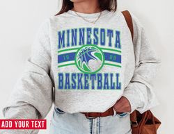 Vintage Minnesota Timberwolve Sweatshirt T-Shirt, Minnesota Timberwolve, Timberwolves Sweater, Timberwolves TShirt, Vint