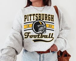 Vintage Pittsburgh Steeler Football Sweatshirt T-Shirt, Pittsburgh Football Crewneck, Steelers Sweatshirt