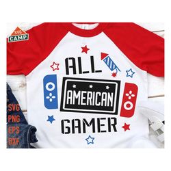 All American Gamer svg, Patriotic Gamer svg, Fourth of July svg, 4th of July svg, American Video Game svg, Patriotic svg