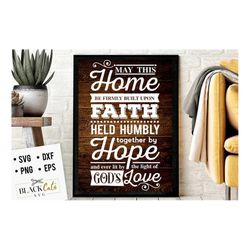 May this house be firmly built SVG,  Family tree svg, Family svg,Family definition svg, Family quotes svg, Home svg