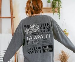 Tampa, FL Night 2 Comfort Colors Shirt, Surprise Songs, The Great War & Youre on Your Own, Kid, Eras Tour Concert NEW, T