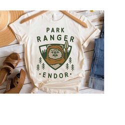 Star Wars Ewok Park Ranger Endor T-Shirt Star Wars Movie Trip Vacation Holiday Family Trip Unisex T-Shirt Kid shirt Gift
