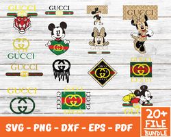 Gucci Svg, Gucci Logo Png, Mickey Gucci Svg, Disney Svg , Famous Logo Svg, Pattern gucci Svg,Logo Fashion Svg 09
