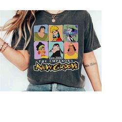 Emperor's New Groove Characters Group Shot Shirt, Disney Kuzco Yzma Kronk Tee, WDW Magic Kingdom Disneyland Family Vacat