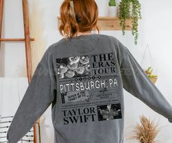 Pittsburgh, PA Night 2 Comfort Colors Shirt, Surprise Songs, Seven & The Story of Us, Eras Tour Merch - Update, Taylor S