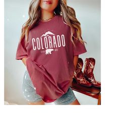 Colorado Shirt, Mountain Shirt, Outdoors Shirt, Family Vacation Shirt, Nature Shirt, Hiking Shirt, Colorado Gifts, Color