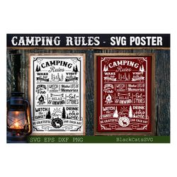Camping rules svg, Welcome to our Campsite svg, Campsite poster svg, Camping poster svg, Outdoor Rules, Outdoors poster