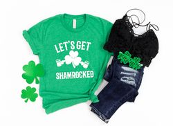 Let's Get Shamrocked Shirt Png, St. Patricks Day Shirt Png, Irish Women Shirt Png, St Pattys Day Shirt Png, Shamrock Shi