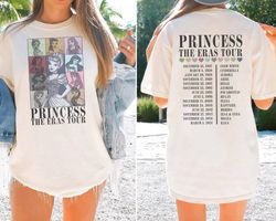 Princess Eras Tour Shirt, Disney Princess Tour, Disney Princess Characters Shirt, Disney Girl Trip Shirt, Disneyworld