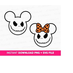 Bundle Halloween Svg, Halloween Mouse and Friend Svg, Spooky Vibes Svg, Trick Or Treat, Mouse Head Svg, Svg Files For Cu