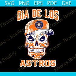 Houston Astros Sugar Skull Dia De Los Astros SVG Download