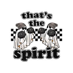 Thats The Spirit Cheerleader Ghost Halloween PNG Download
