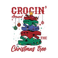 Vintage Crocin Around The Christmas Tree SVG Digital File