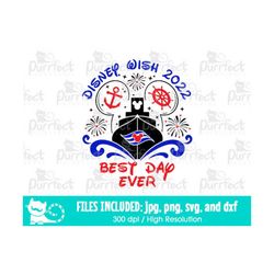 Mouse Wish 2022 Best Day Ever SVG, Family Trip Shirt Design, Digital Cut Files svg dxf png jpg, Printable Clipart, Insta
