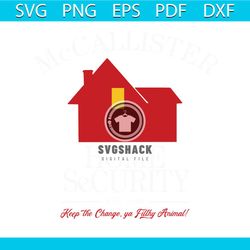 McCallister Home Security Keep The Change SVG Download