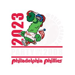 Phillies 2023 World Champs Party Like Its 2008 SVG Download
