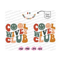 Cool Wives Club Svg Png, Cool Wives Club Png Svg, Wives Gift, Cool Wives Lightning Png, Cool Wives Svg, Wives Shirt Png,