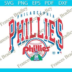 Vintage Philadelphia Phillies Baseball Team SVG Cricut File