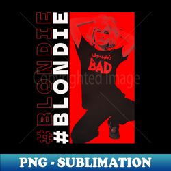 heart Of Blondie - Retro PNG Sublimation Digital Download - Unleash Your Creativity