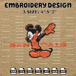 Cincinnati Bengals Embroidery Pattern, NFL Cincinnati Bengals Embroidery Designs, NFL Logo Embroidery Files