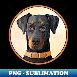 Doberman Pinscher Painting - Original Dog Art - Exclusive Sublimation Digital File - Instantly Transform Your Sublimation Projects