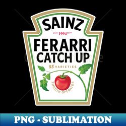 Carlos Sainz Ketchup - Special Edition Sublimation PNG File - Perfect for Sublimation Art